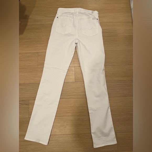 White 7 for All Mankind Jeans - Picture 3 of 4